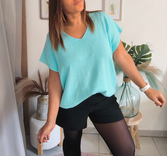 Pull doux sans manches Oversize
