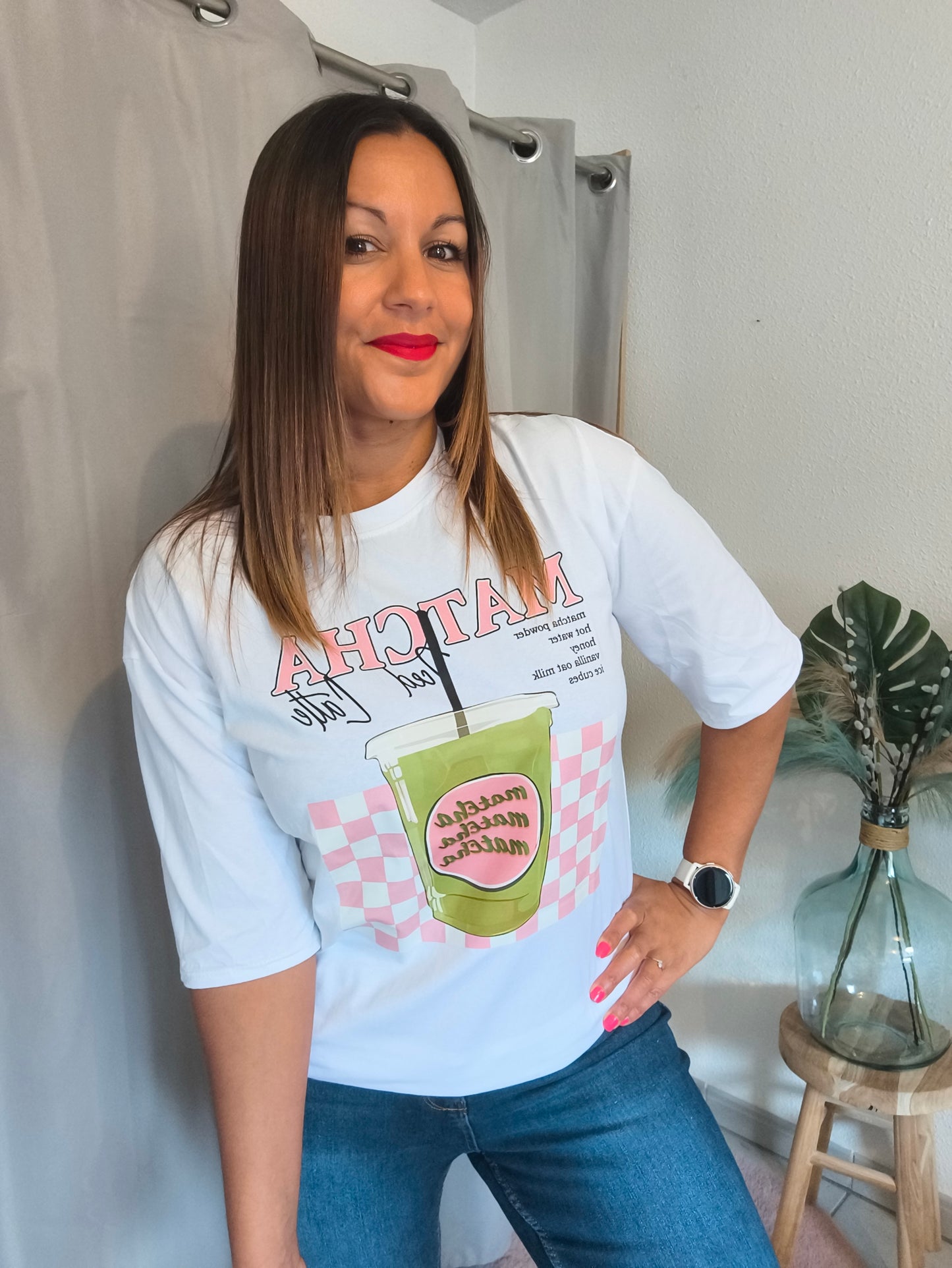 T-Shirt Matcha Iced Latte