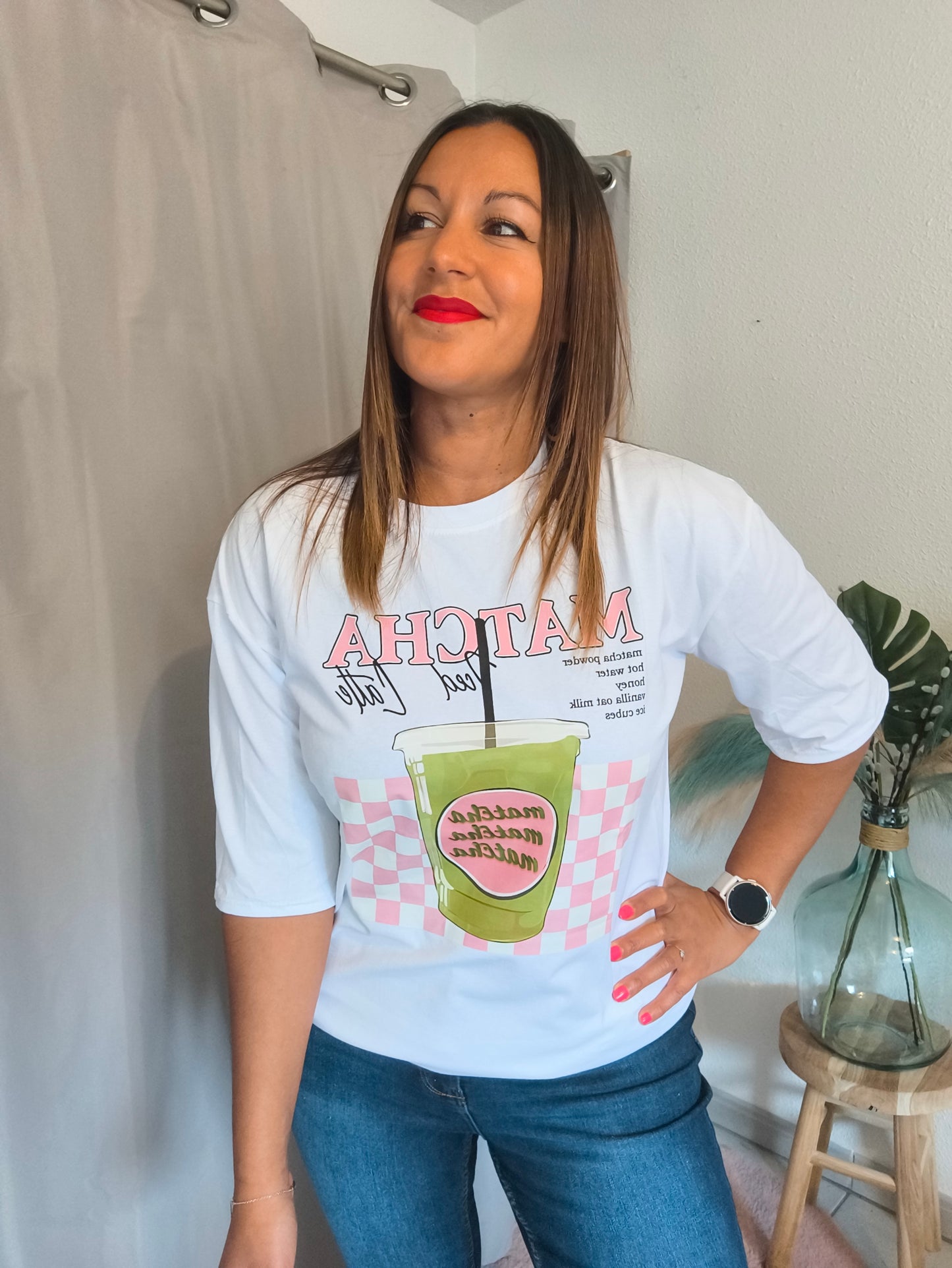 T-Shirt Matcha Iced Latte