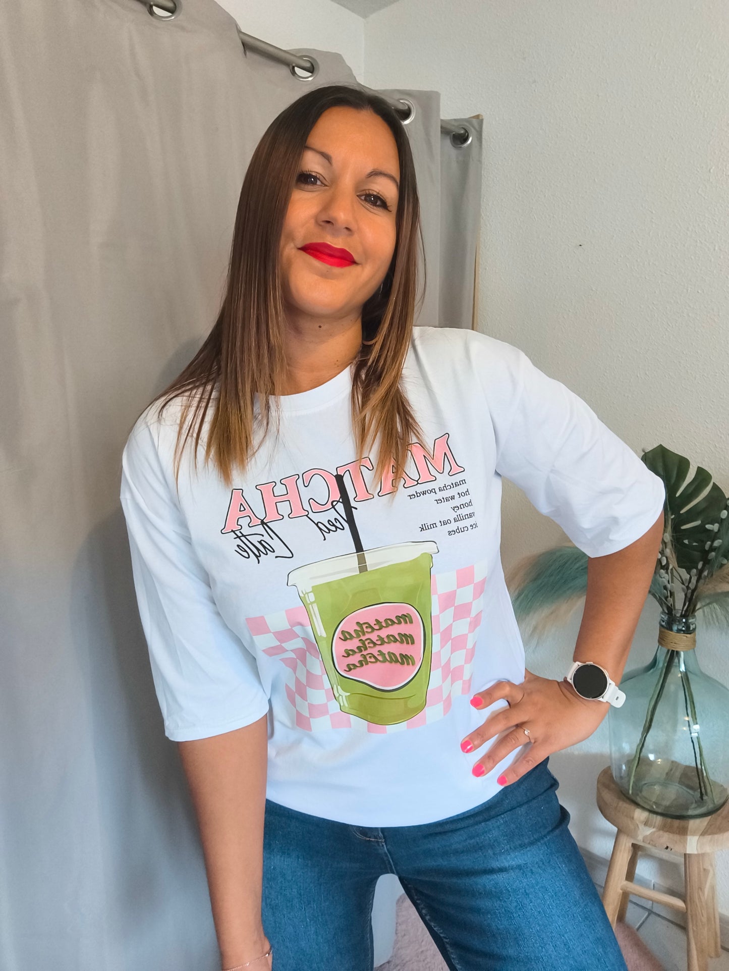 T-Shirt Matcha Iced Latte