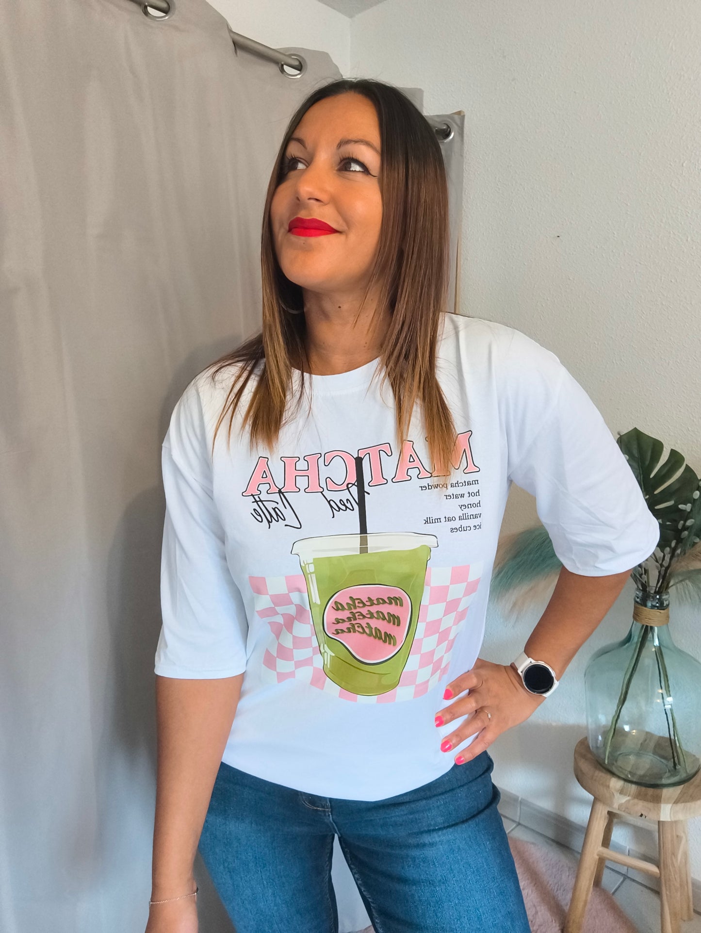 T-Shirt Matcha Iced Latte