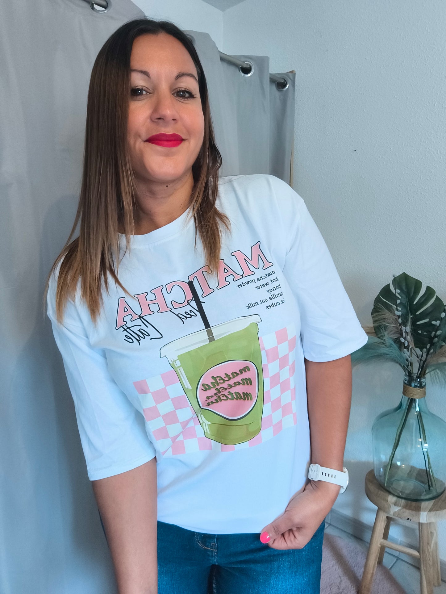 T-Shirt Matcha Iced Latte