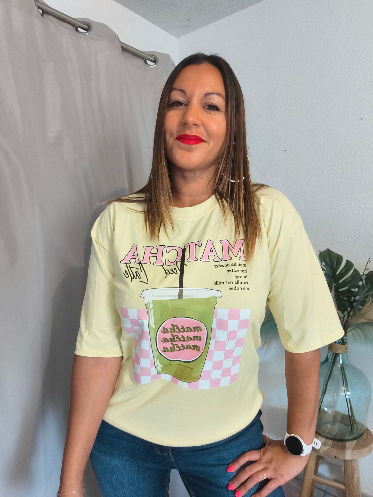 T-Shirt Matcha Iced Latte