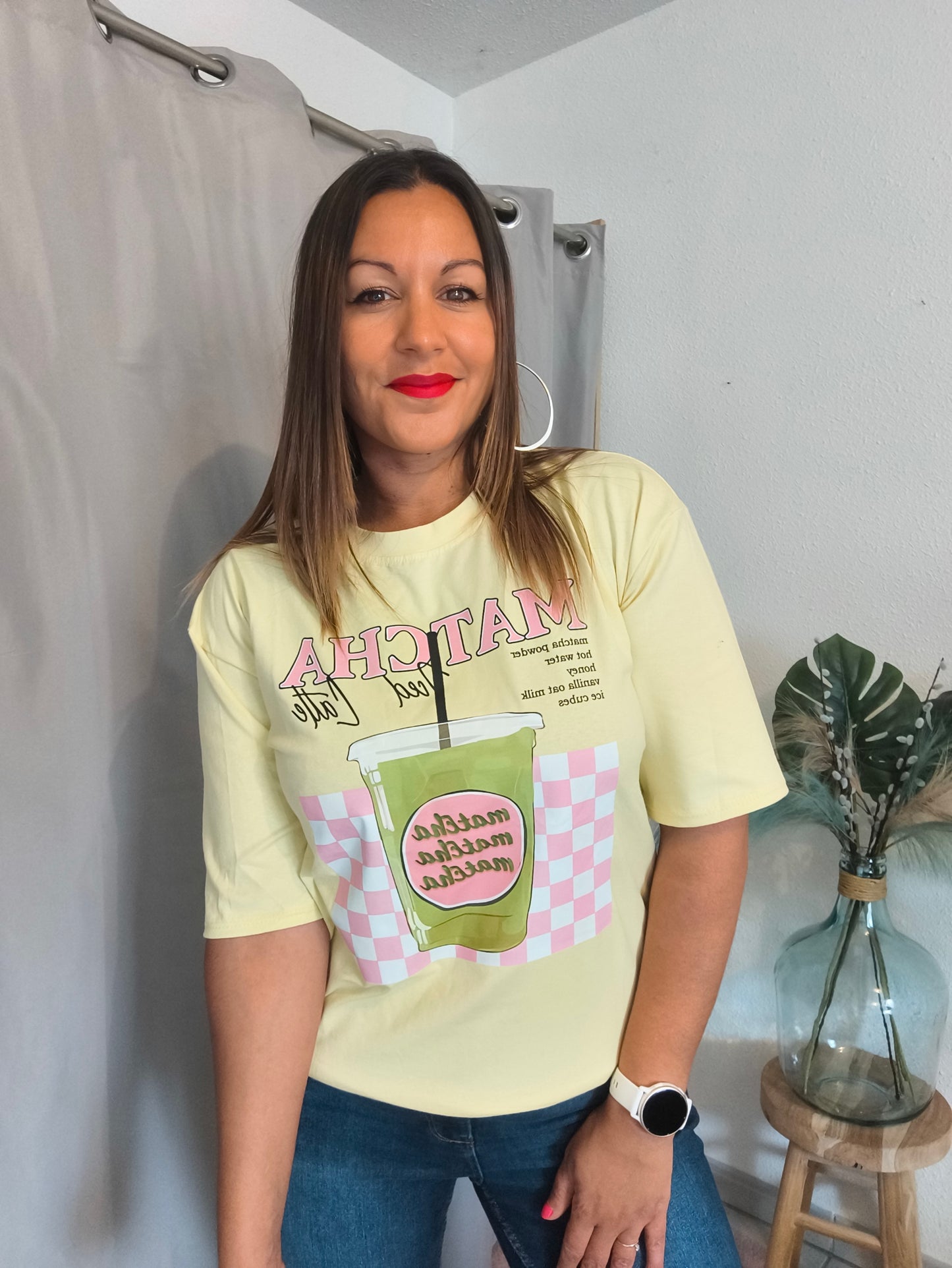 T-Shirt Matcha Iced Latte