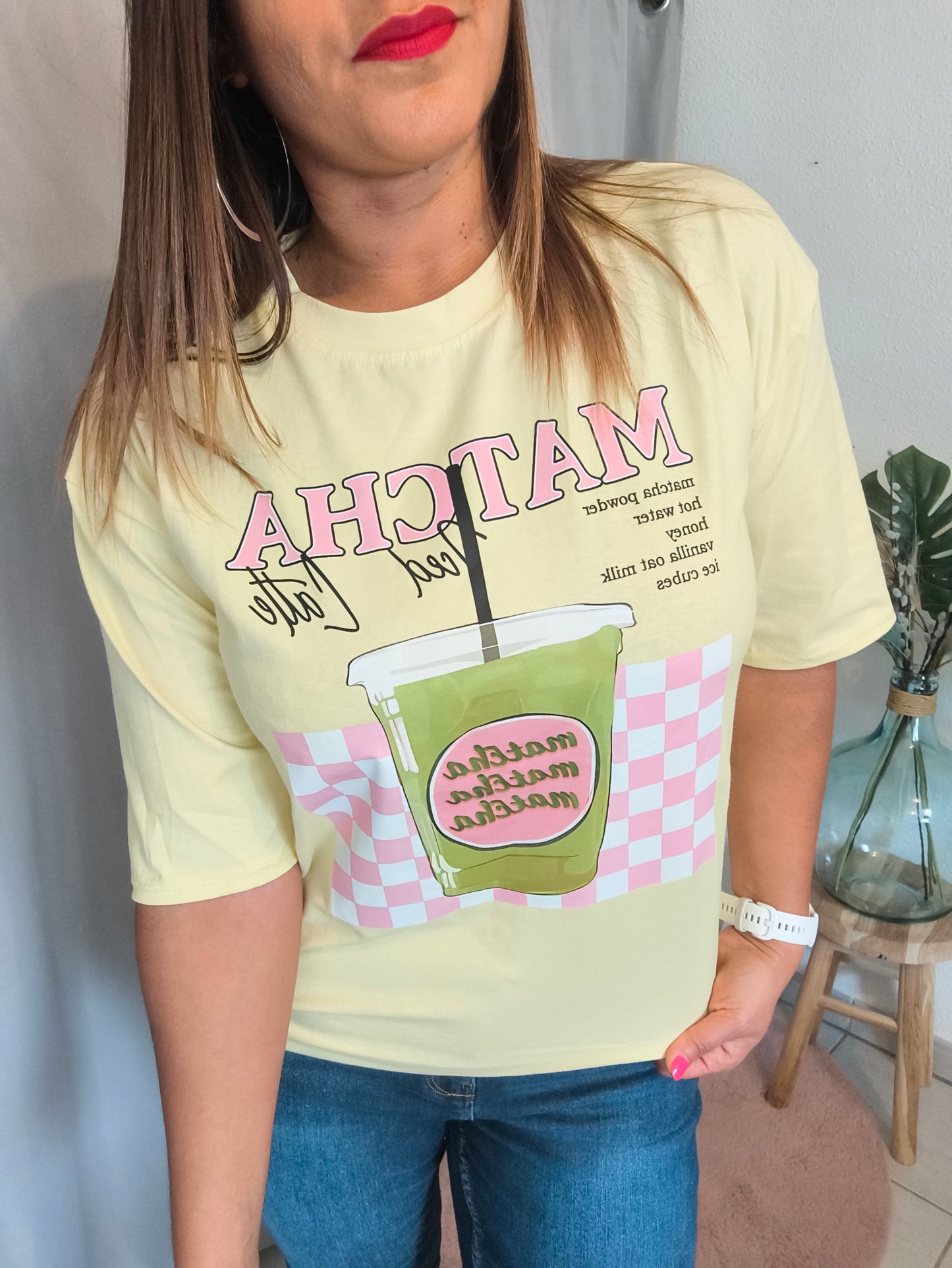 T-Shirt Matcha Iced Latte