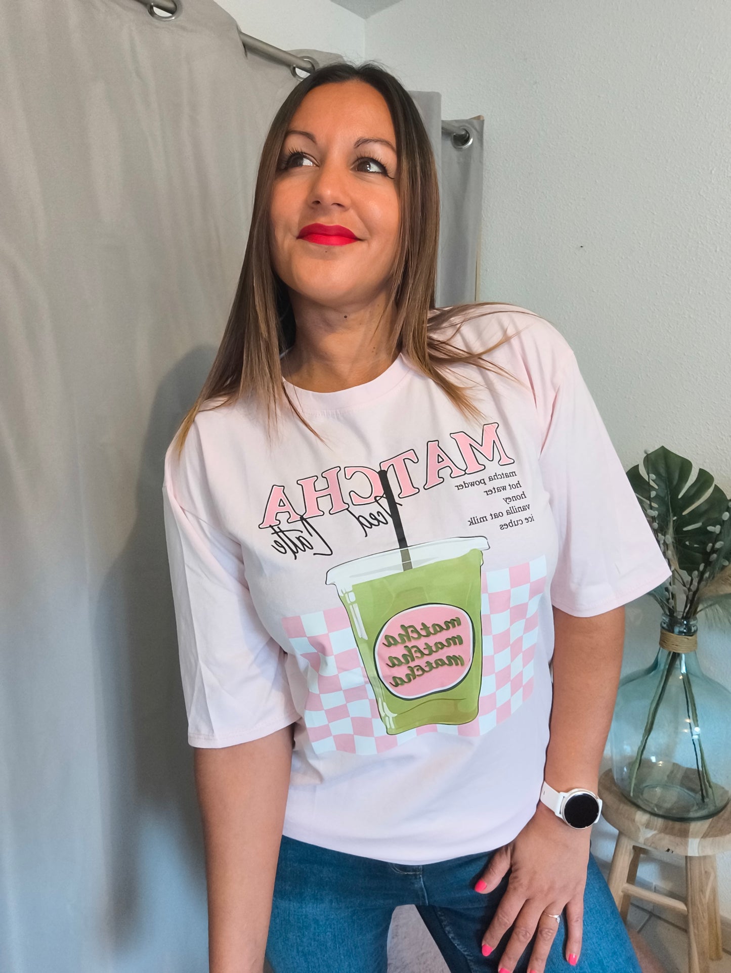 T-Shirt Matcha Iced Latte