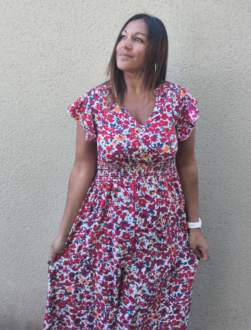 Robe Longue Fleurie