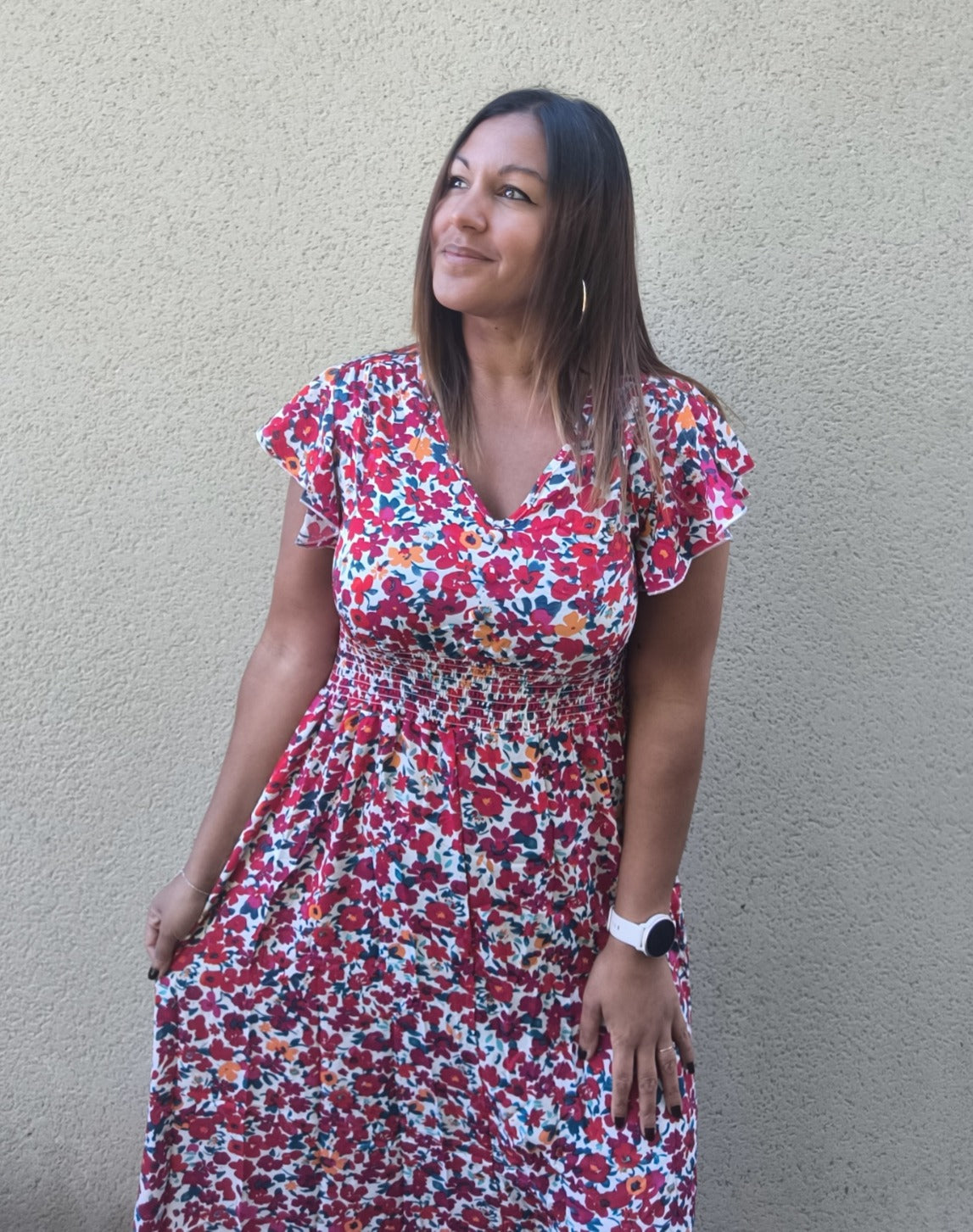 Robe Longue Fleurie