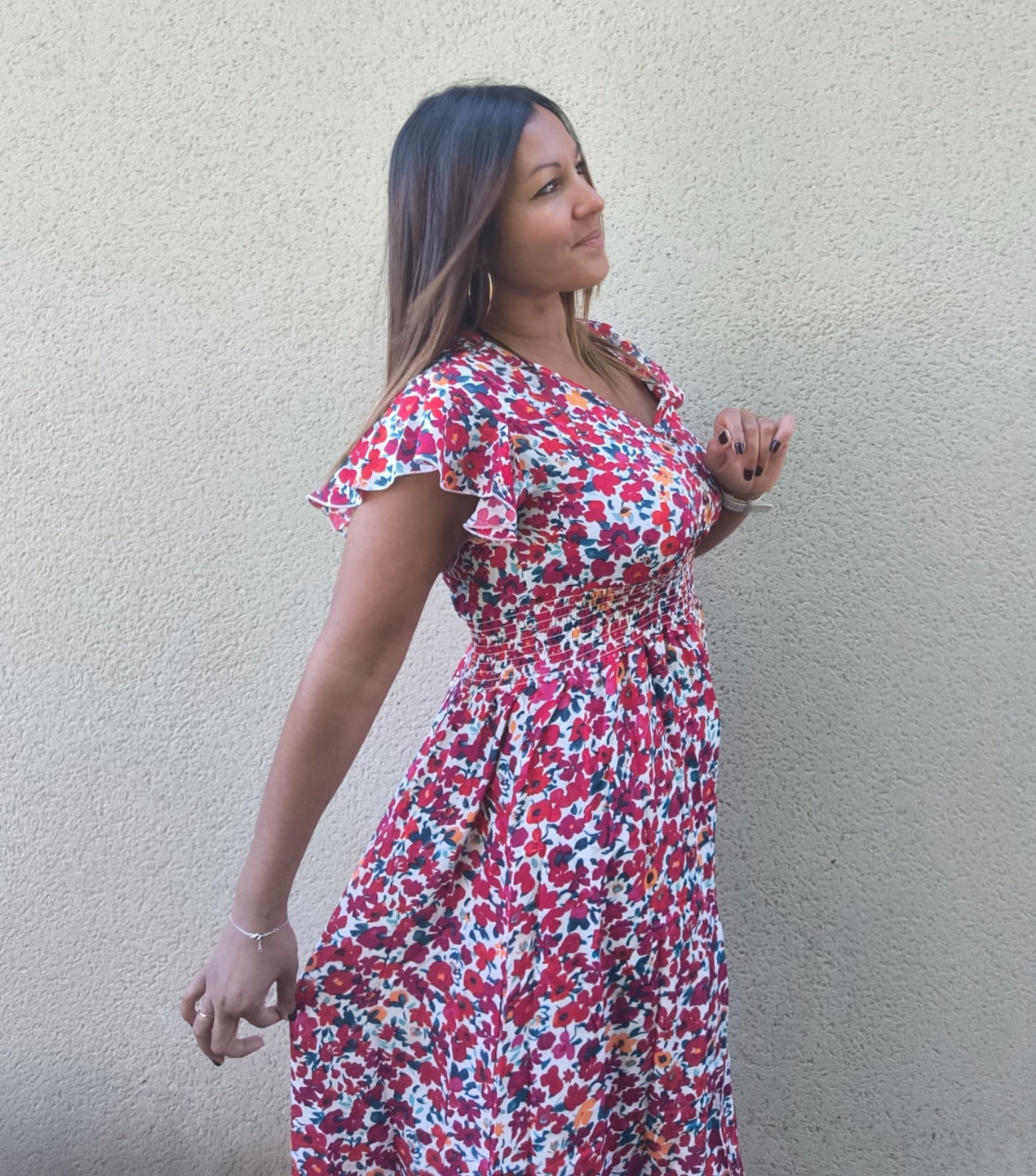 Robe Longue Fleurie