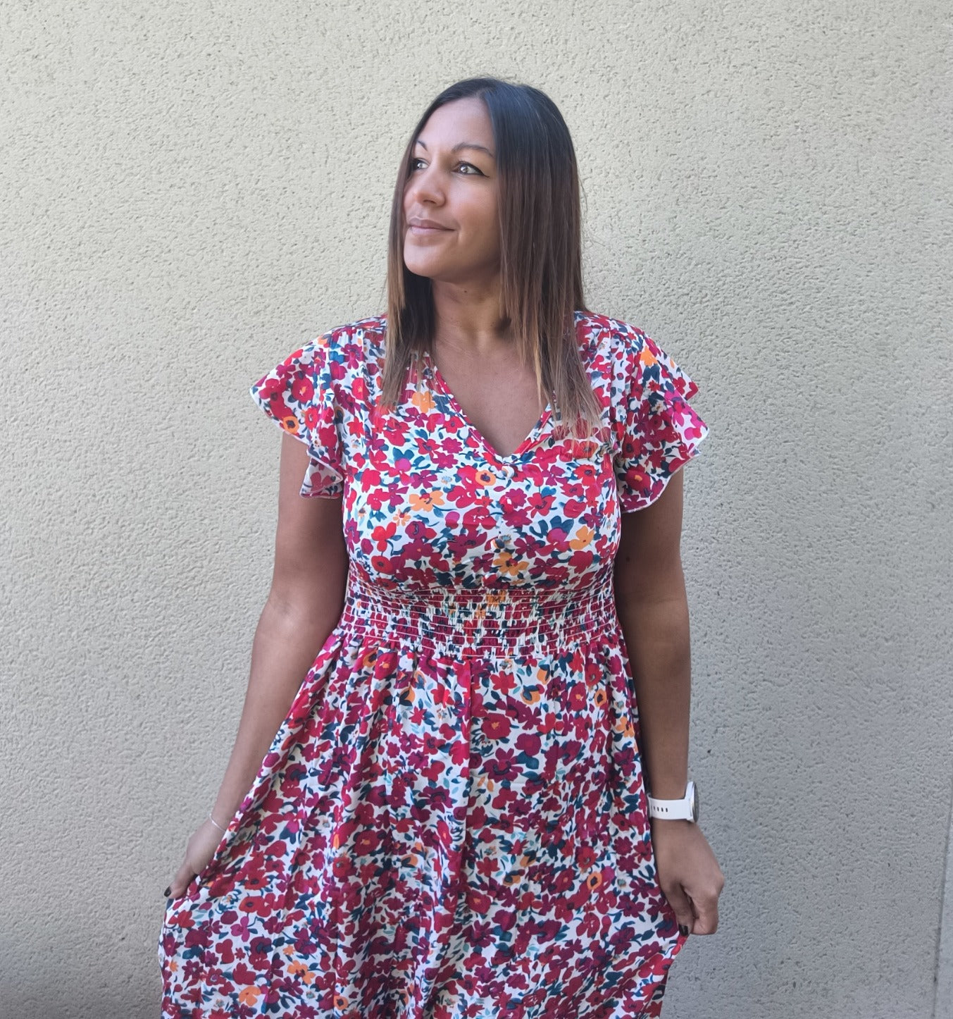Robe Longue Fleurie