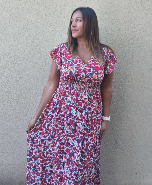 Robe Longue Fleurie